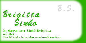 brigitta simko business card